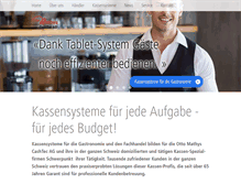 Tablet Screenshot of cashtec.ch
